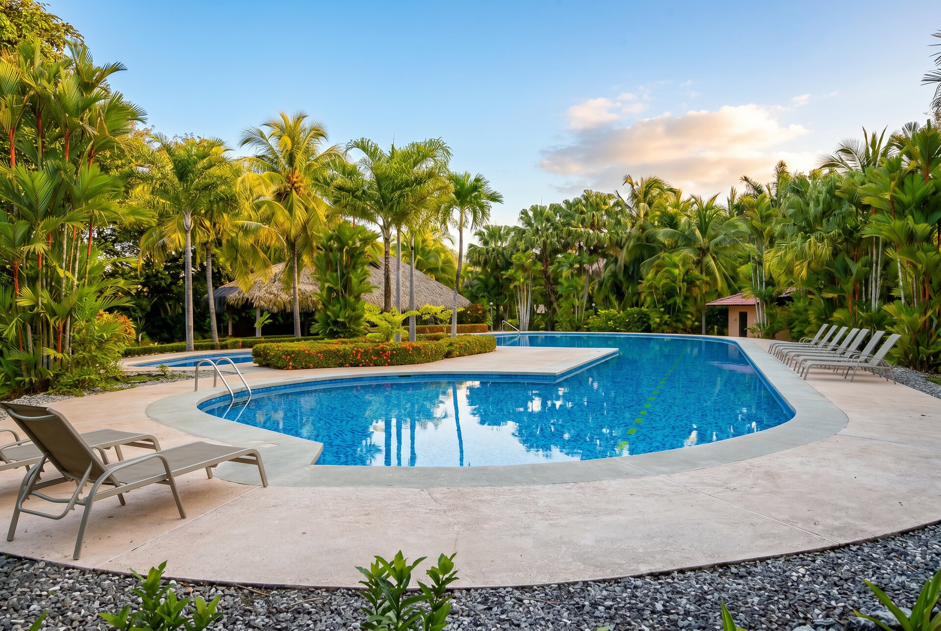 Resort-style community pool